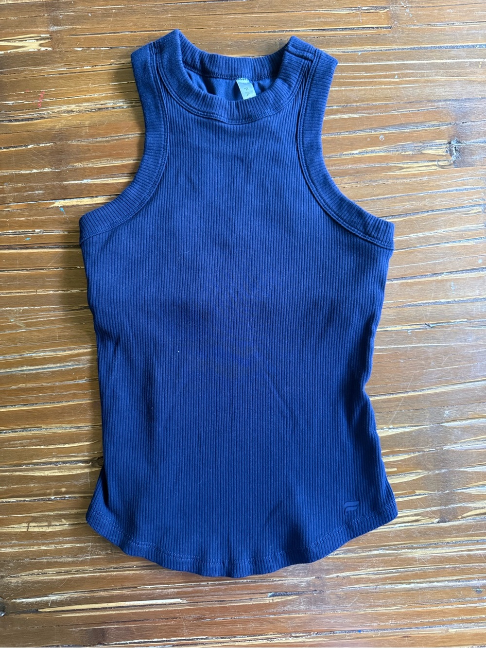 Fabletics Sleeveless Ribbed Tank Top - dark Navy